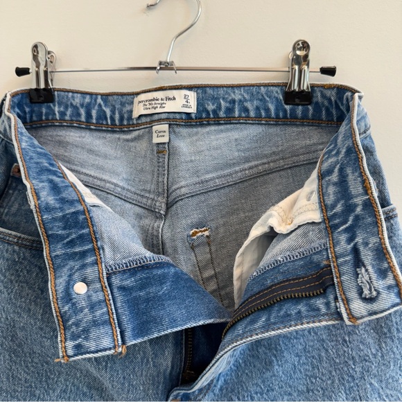 Abercrombie & Fitch Blue Women's Jeans - Picture 5 of 7